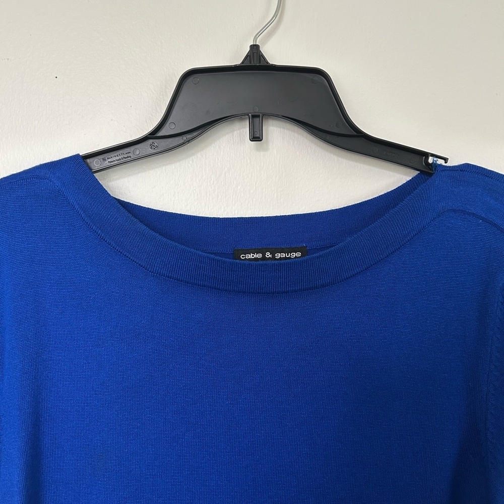 Vibrant Blue Long Sleeve Top - Picture 4 of 5